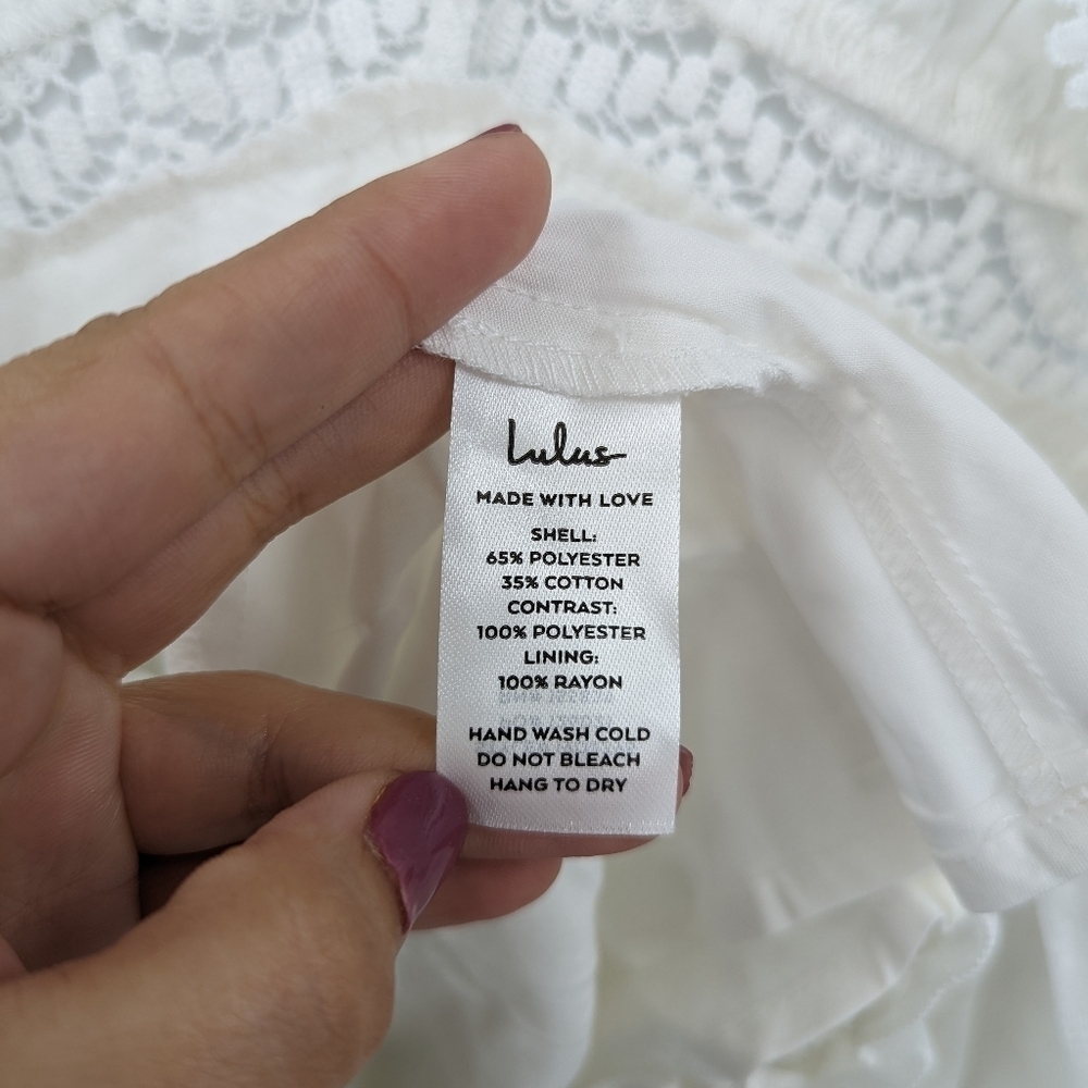 NWT LULU'S Daylight Darling Ruffled Mini Dress - Picture 10 of 11